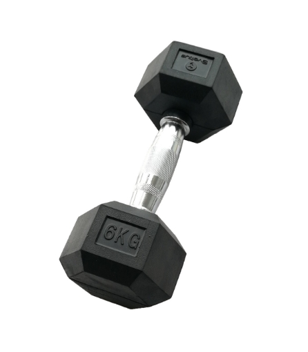 Poza cu Gantera hexagonala 6kg - Dumbbell 