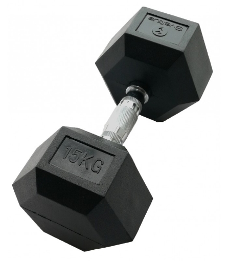 Poza cu Kuusikulmainen käsipaino 15 kg - Dumbbell