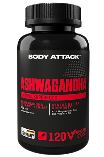 Poza cu Ashwagandha 120 kapselia - Body Attack