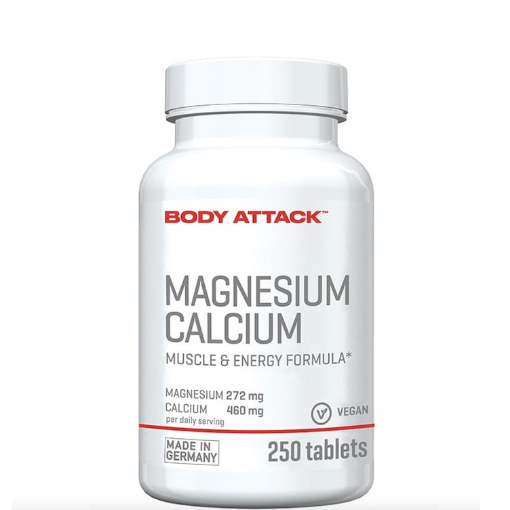 Poza cu Magnesium + Kalsium - 250 tablettia Body Attack