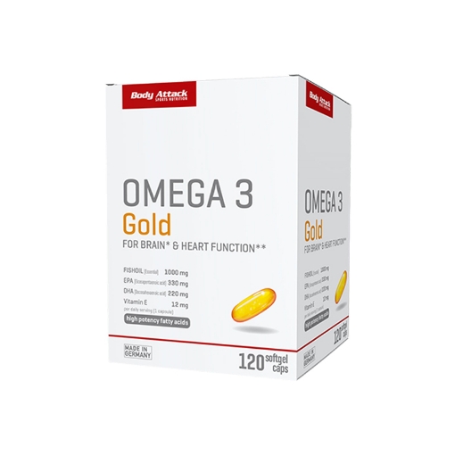 Poza cu OMEGA 3 GOLD - 120 CAPS BODY ATTACK