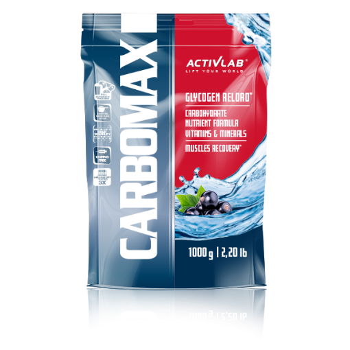 Poza cu CarboMax Energy 1000g - Mustaherukka - ActivLab