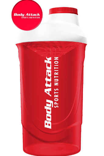 Poza cu PUNA-VALKOINEN SHAKERI 600 ML BODY ATTACK