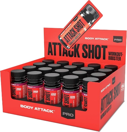 Poza cu ATTACK SHOTS 20 x 60ml - Wildberry