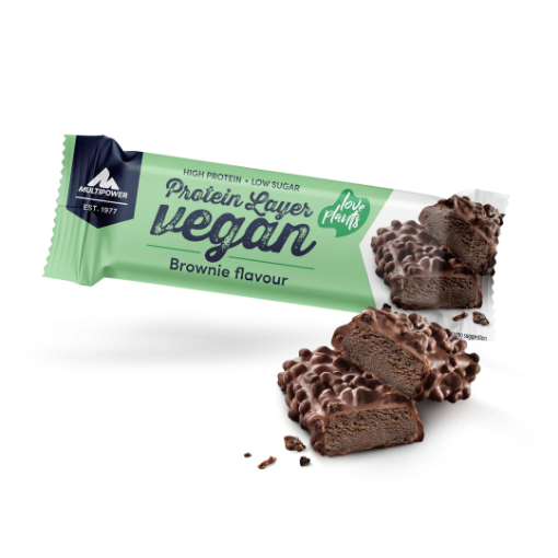 Poza cu Proteiinipatukka Vegan Layer 55g - Brownie