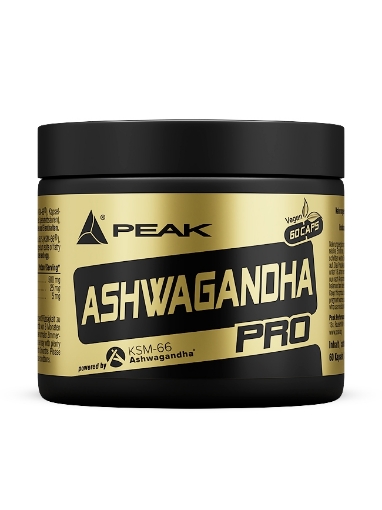 Poza cu ASHWAGANDHA PRO - 60 kapselia PEAK