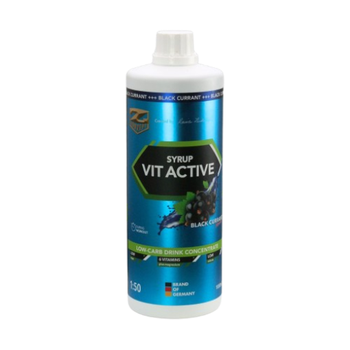 Poza cu VITACTIVE SIIRAPPI + L-KARNITIINI - 1000ML MUSTIKKA