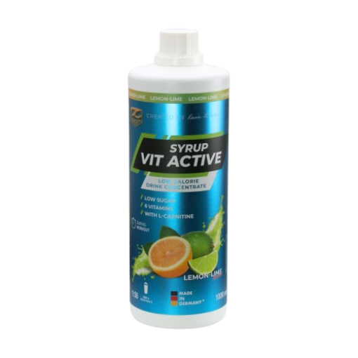 Poza cu VITACTIVE Siirappi + L-Karnitiini - 1000 ml Sitruuna-Lime