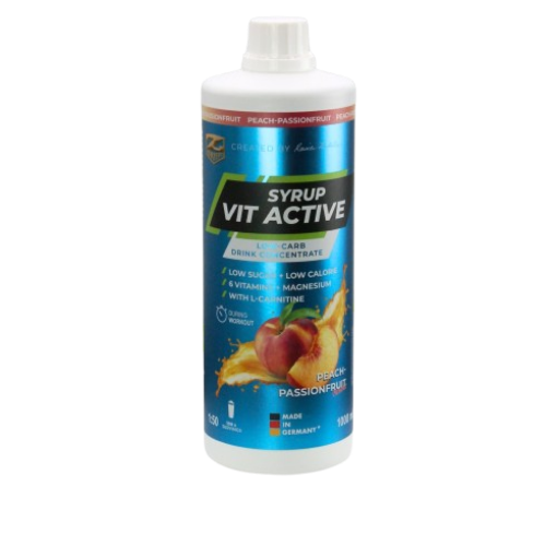 Poza cu VITACTIVE SIROP + L-KARNITIINI - 1000ML PERSIKKA