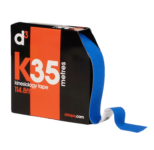 Poza cu K35 Kinesiologiateippi Kuninkaansininen 5 cm x 35 m - d3Tape